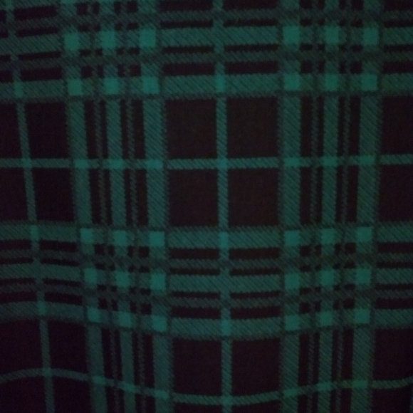 Tahari Plaid Fall/Winter Dress with Bell Sleeves - Picture 2 of 12